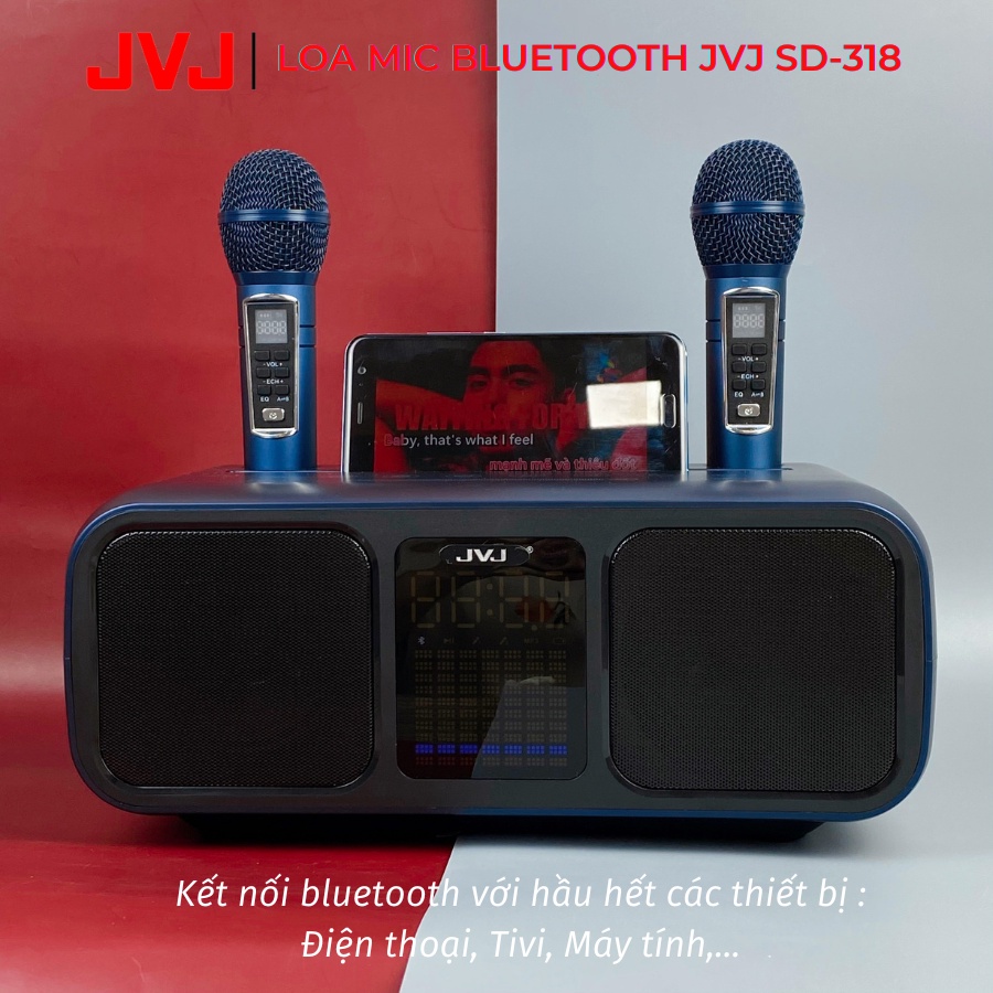 Loa Bluetooth SD-306/SD306 PLUS Không dây JVJ công suất 20W/30W - Phiên Bản Nâng 2020 Cấp lọc âm tuyệt đối-Bảo hành 06T