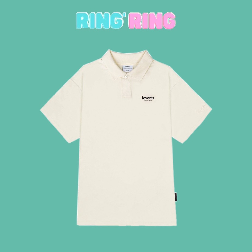 Áo thun có cổ LEVENTS® MINI POPULAR POLO/ BLACK  @dx.resell