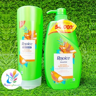 [Tặng Thêm 1 Dây Dầu gội] Dầu Gội Mềm Mượt Rejoice 900ml/Dầu Xả 320ml