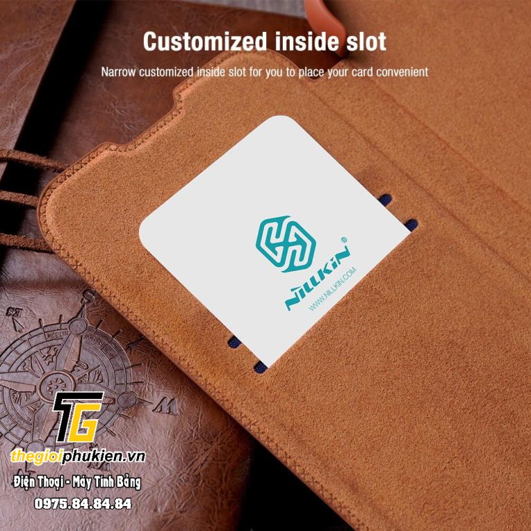 Bao da SamSung Galaxy S23, S23 Plus, S23 Ultra chính hãng Nillkin QIN bảo vệ Camera