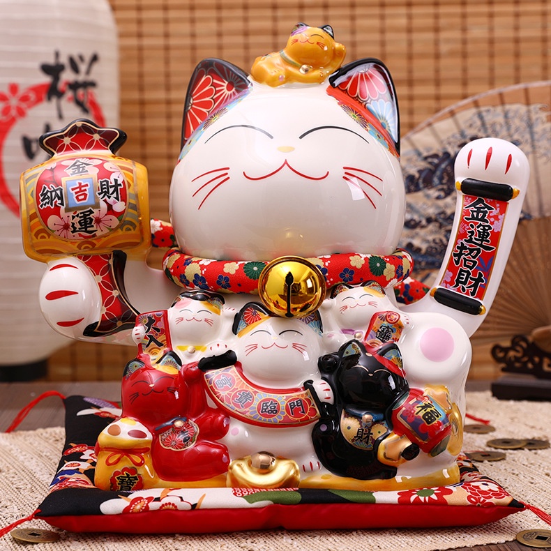 Mèo Thần Tài May Mắn Vẫy Tay Chiêu Tài Hút Lộc Bậc Nhất