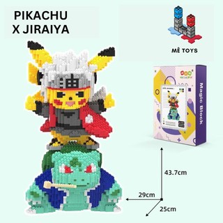 Mô Hình Lắp Ráp Pikachu Jiraiya Anime 46cm Mê Toys