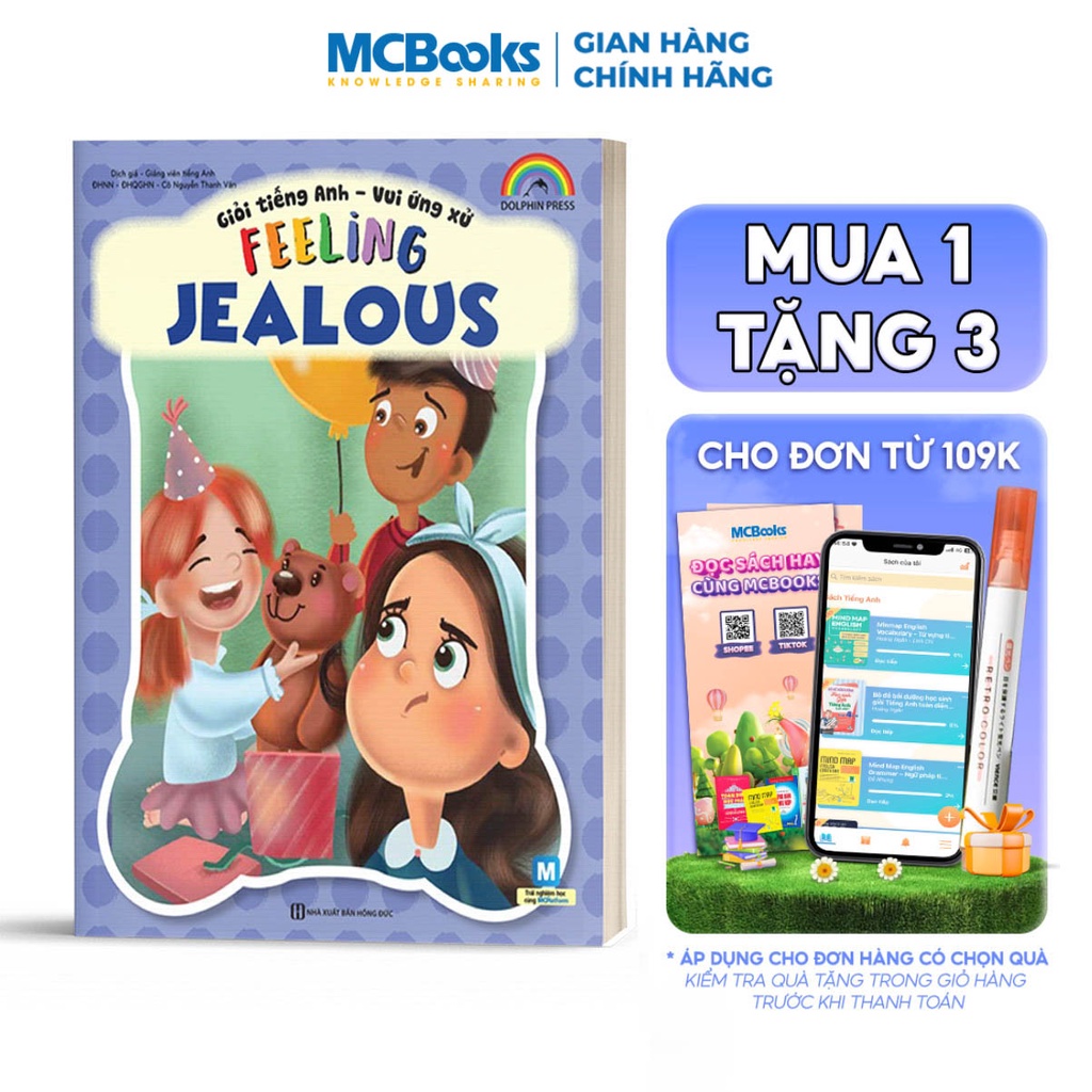 Sách - Giỏi Tiếng Anh - Vui Ứng Xử Feeling Jealous - MCBooks