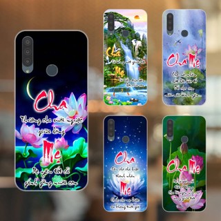 Ốp lưng điện thoại Vsmart Joy 3 dẻo trong Thư Pháp Cha Mẹ