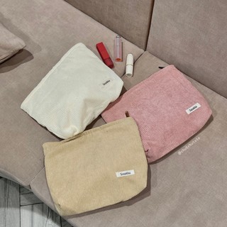 T315 - Giỏ đựng đồ trang điểm, vải nhung dầy dặn , có khoá kéo , dễ thương Sozakka