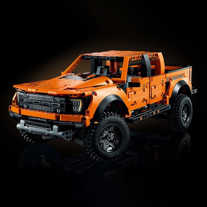 Ford Raptor F150 xe bán tải ghép khối mô hình người lớn khó khăn cao off-road đồ chơi đồ trang trí