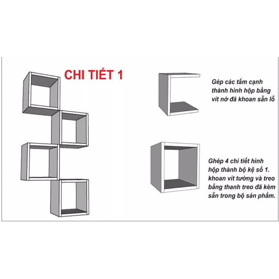 Kệ tivi treo tường phòng khách rộng 1.8m