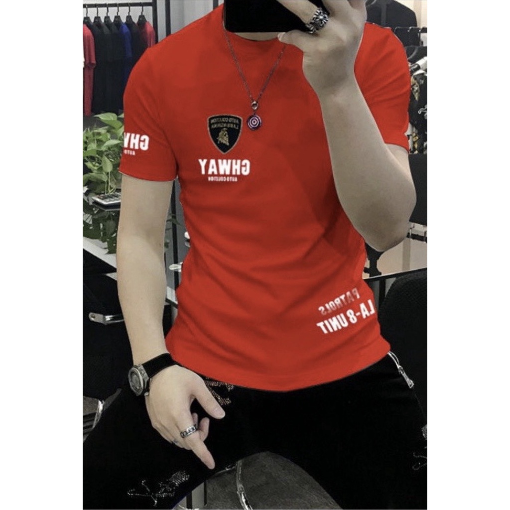 Áo thun nam, áo phông nam tay ngắn cổ tròn chất  thun lạnh cotton co giãn 2 chiều T.1314