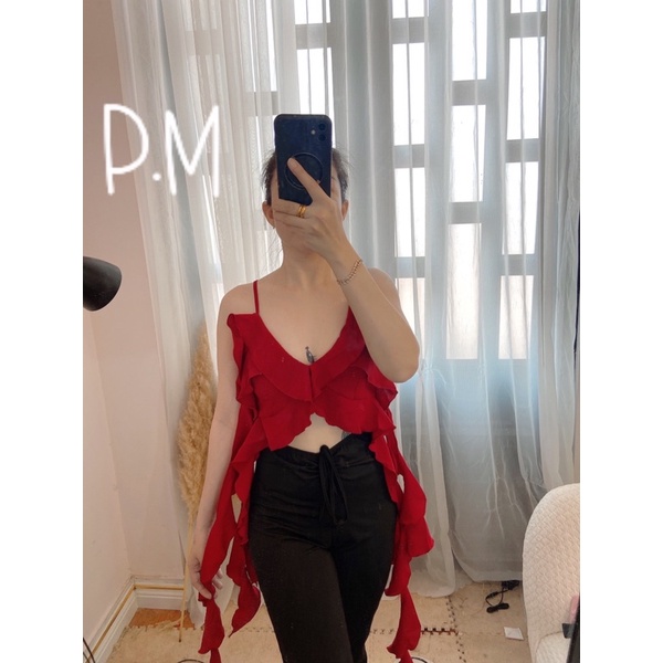 🎈🎈HOT HOT ÁO CROP 2D TUA RUA HOTTREND 3 MÀU ( MẪU THẬT ) | BigBuy360 - bigbuy360.vn