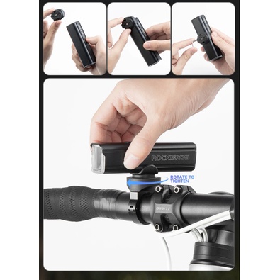 Đèn rockbros 1500 lumen, cảm biến ánh sáng , RHL-1500 lumen , chính hãng rockbros