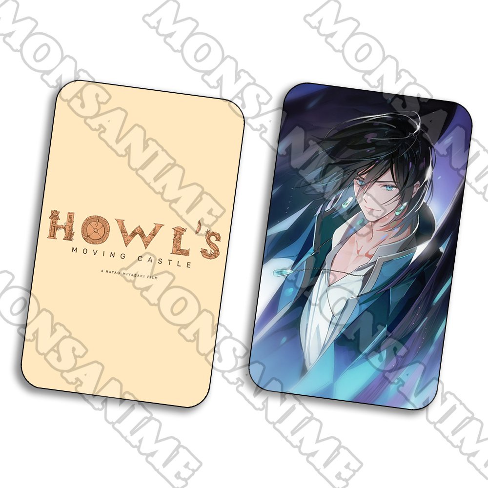 Ảnh card bo góc in hình Lâu Đài Di Động Của Howl - Howl's Moving Castle 5*8cm anime chibi sưu tầm 1 tấm