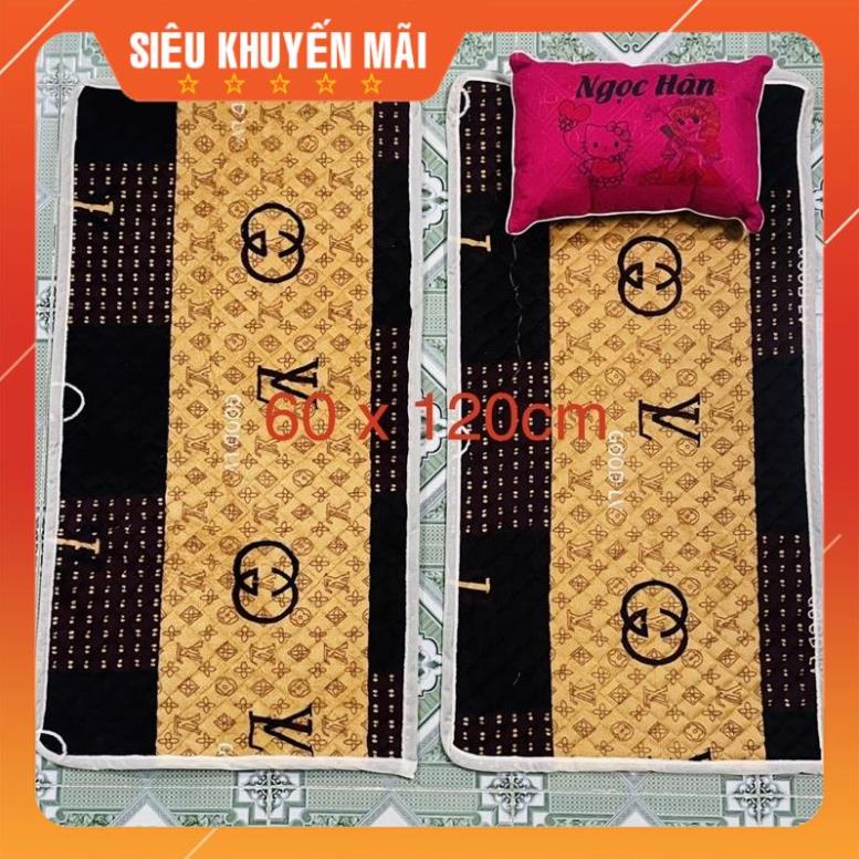 Thảm trải giường lưới cho bé đi học in tên theo yêu cầu Nhóc Sule