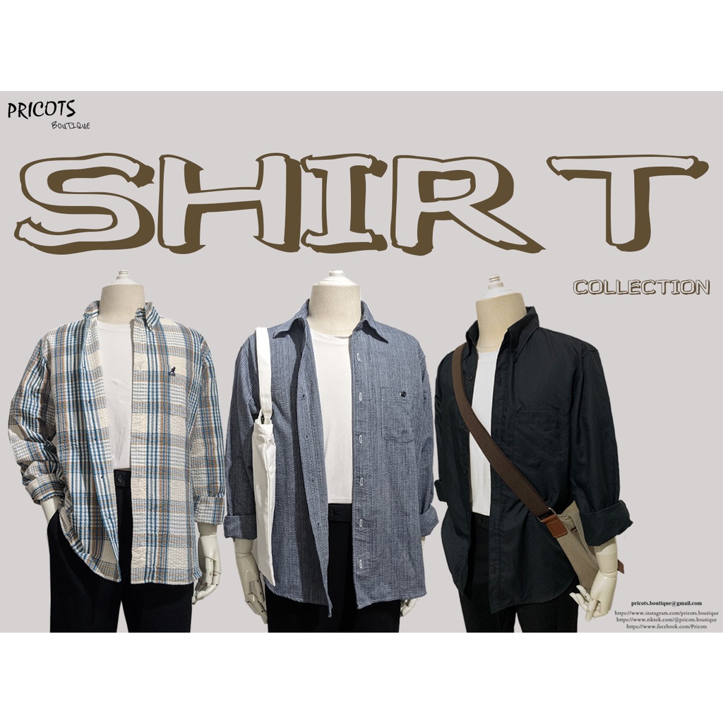 Sơ mi khoác ngoài basic