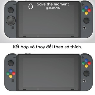 Bộ dán nút ABXY và D-Pad Skull & Co cho Joy-Con Nintendo Switch OLED / Switch 1