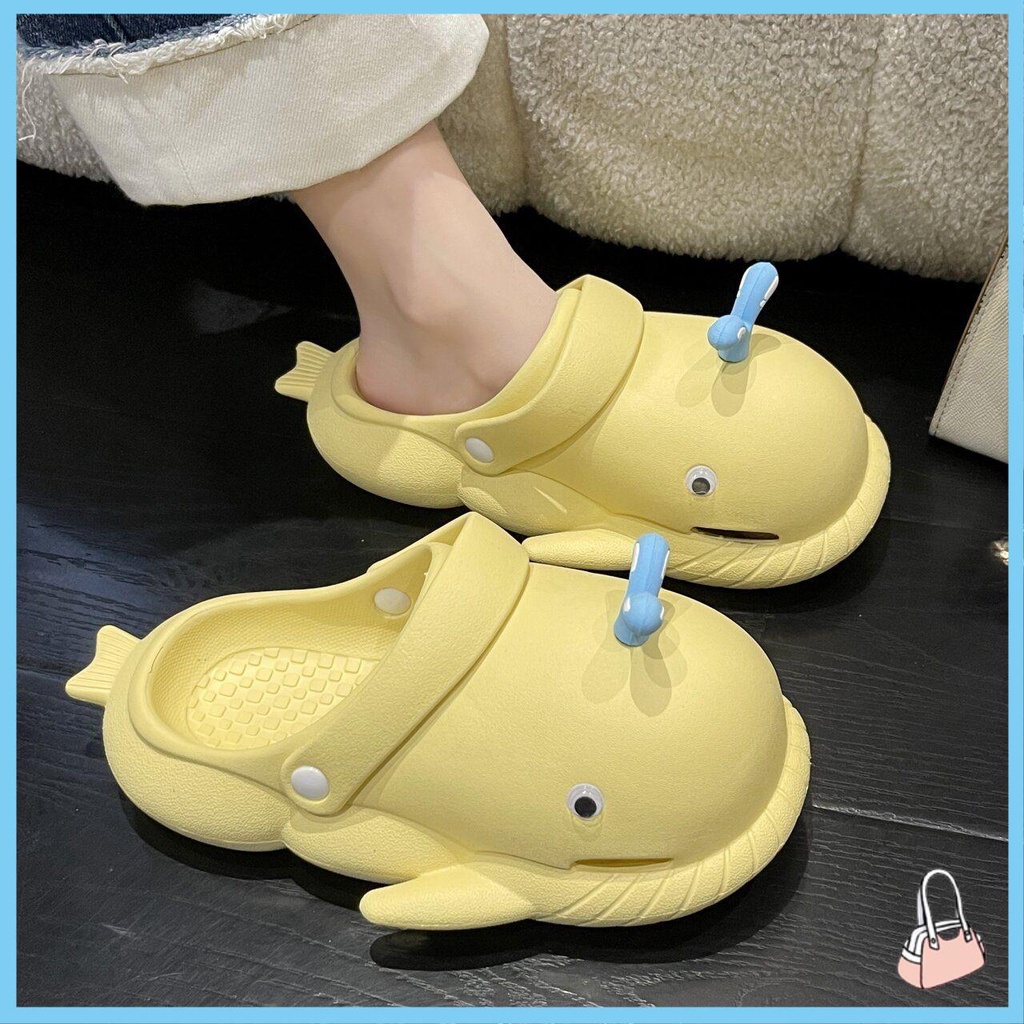 Sandal nữ Giày cá mập mùa hè dễ thương