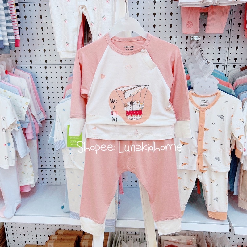 Bộ dài tay UALAROGO bamboo sợi tre