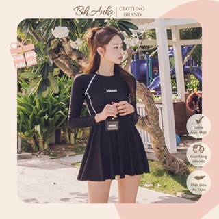 Bikini Đồ Bơi Dài Tay Hàn Quốc Quần Váy Cao Cấp Usronnie