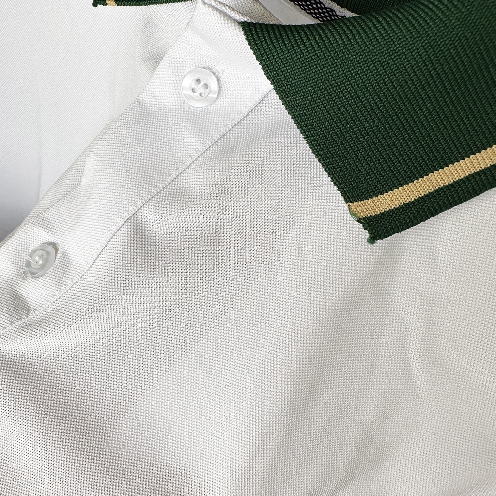 Áo Polo Big Size Nam 85-130KG, Áo thun nam có cổ bo xanh vải cá sấu poly chuẩn form