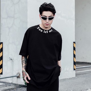 Áo phông in chữ cổ You let me authentic brand unisex nam nữ