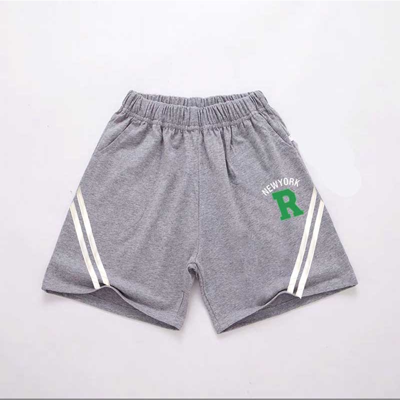 Quần thun đùi cho bé trai phối đồ đi học đi chơi size lớn từ 13-33kg chất thun cotton mềm mát TANOSA