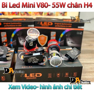 Bi led V80 siêu sáng 55W- chân H4