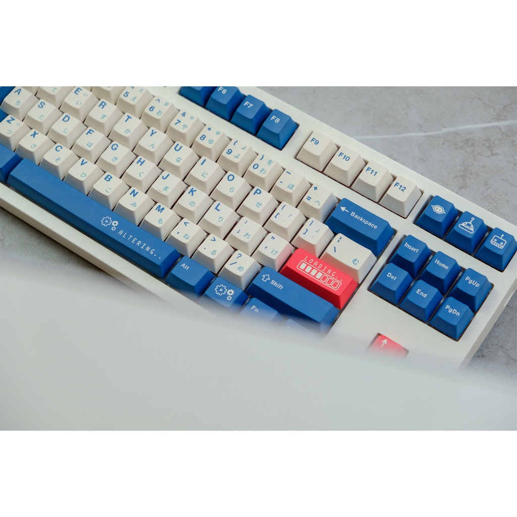 GMK Blue Keycap, 129 Phím Keycaps PBT Cherry Profile DYE-SUB Cá Tính GMK Keycaps Cho Bàn Phím Cơ