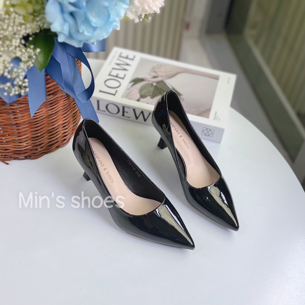 Min's Shoes - Giày Cao Gót Mũi Nhọn Da Nano Mềm Cao Cấp C97