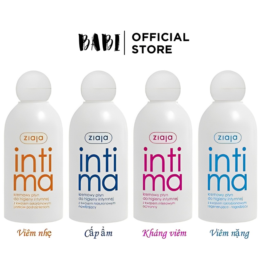 Intima Ziaja 200ml - Dung dịch vệ sinh intima dạng sữa giúp trẻ hóa vùng kín