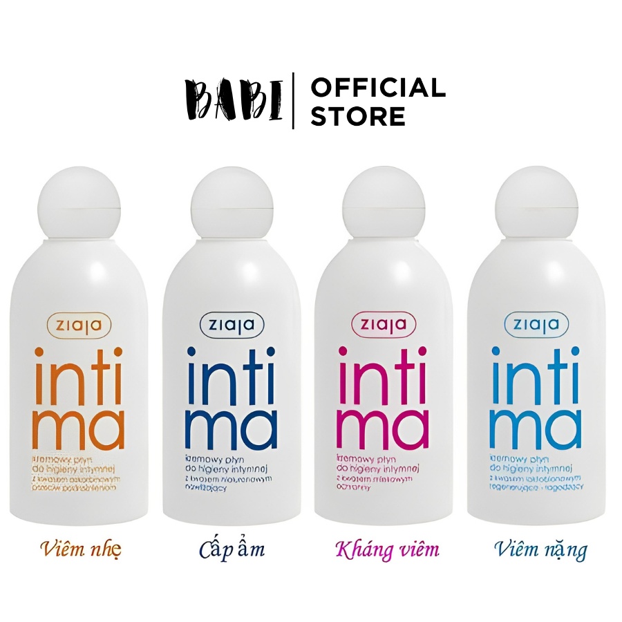 Intima Ziaja 200ml - Dung dịch vệ sinh intima dạng sữa giúp trẻ hóa vùng kín