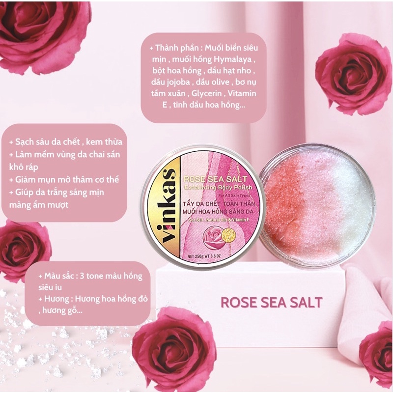 TẨY DA CHẾT TOÀN THÂN VINKAS TRẮNG SÁNG DA