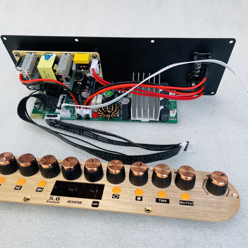 BO LOA KÉO 120W CÓ REVERB CHUYÊN CHO DIY LOA KÉO MINI, MẠCH K12 CÓ MÀN HÌNH - 432VIETNAM