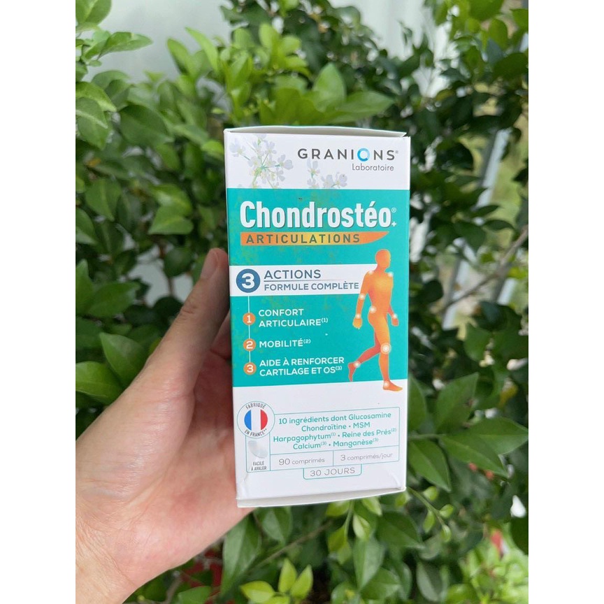 Viên uống bổ xương khớp Chondrostéo Pháp 90 viên