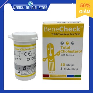Que thử Cholesterol Benecheck 3 in 1