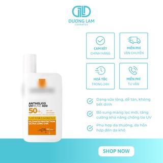 Sữa Chống Nắng LRP Anthelios UVMune 400 Fluide Invisible Fluid 50ml