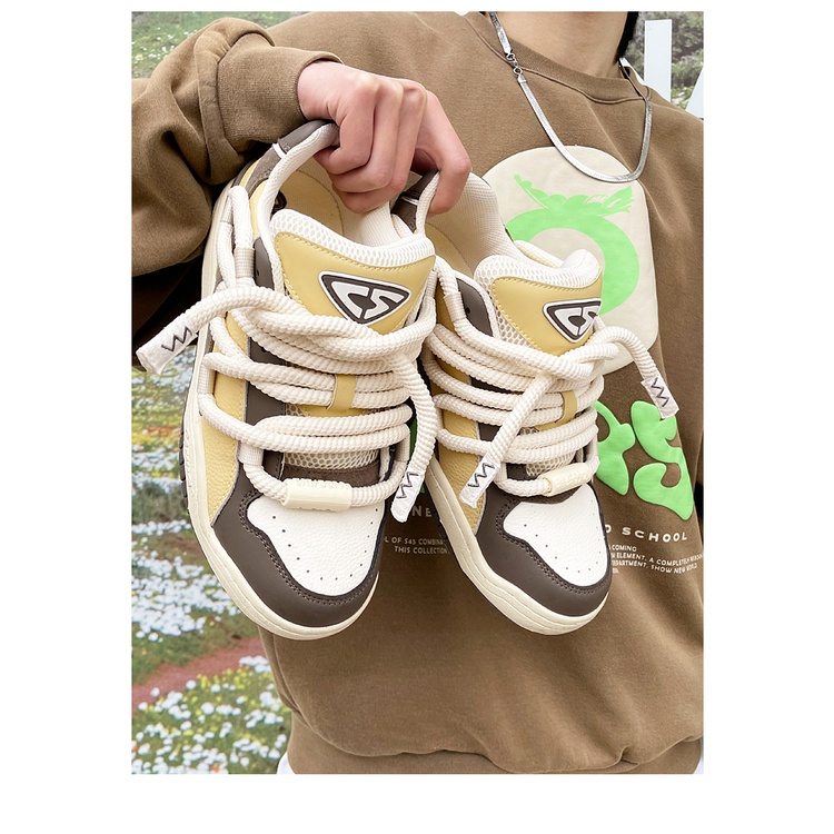 Giày Cat & Sofa Chính Hãng ❤️SIMPLE SNEAKER❤️ Giày Sneaker Cat Sofa Hazelnut Latte Đế Cao Phong Cách Đường Phố