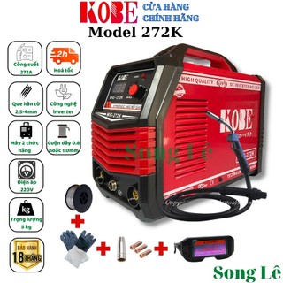 Máy hàn mig mini - MIG KOBE 272 + MIG 272 + FUJI 235F - Không dùng khí - 2 chức năng