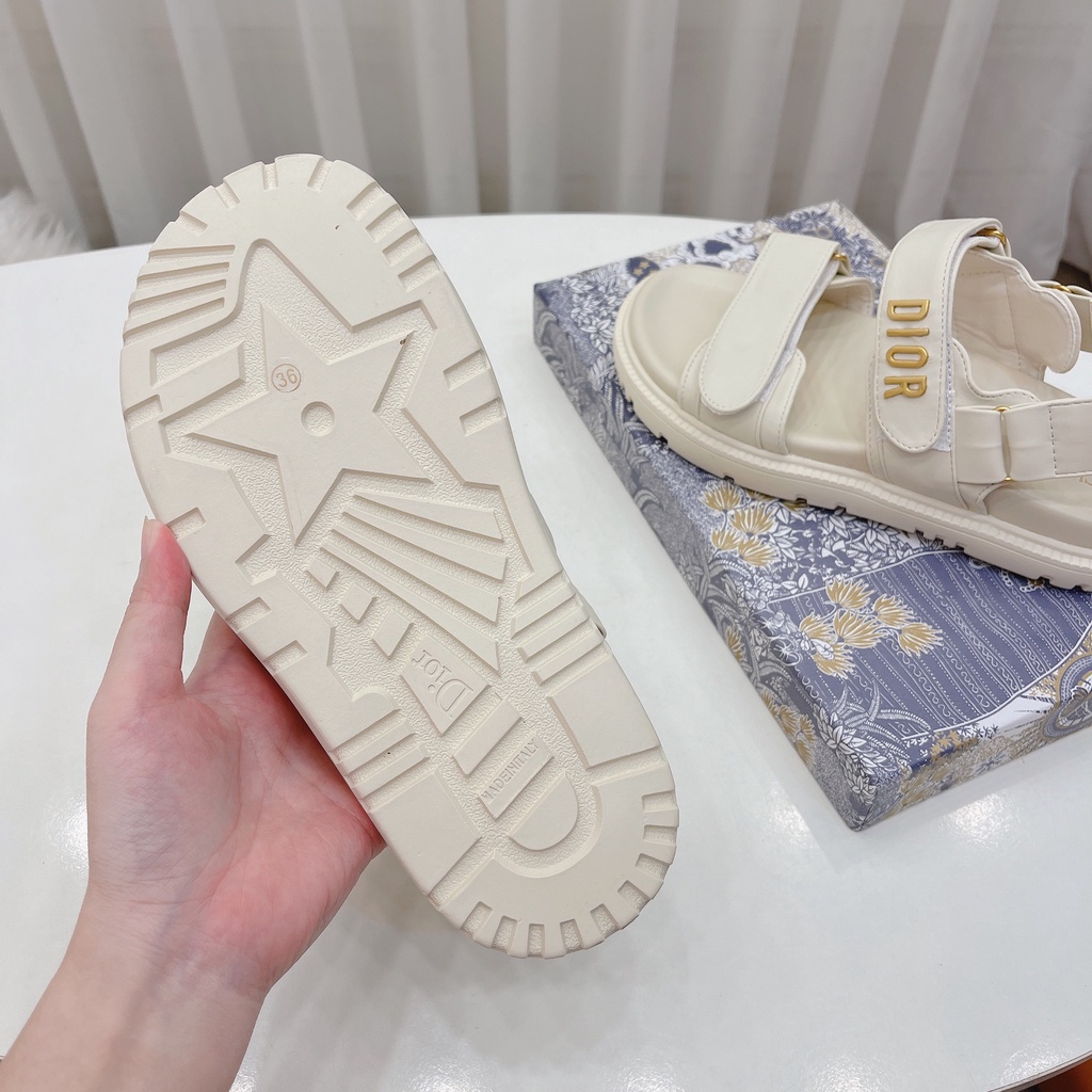 Sandal quai ngang, sandal nữ quai dán da siêu mềm