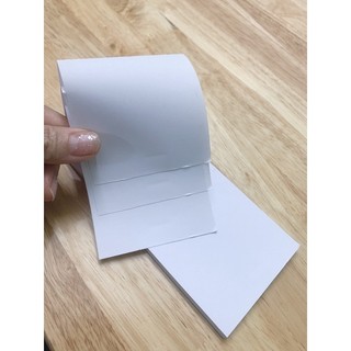 [Giá sỉ] Cùi xé 1 liên trắng (combo 10 cuốn) - khổ 7x14
