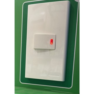 Bộ công tắc kiểu cầu dao 2p 16a-20a, có đèn báo led panasonic