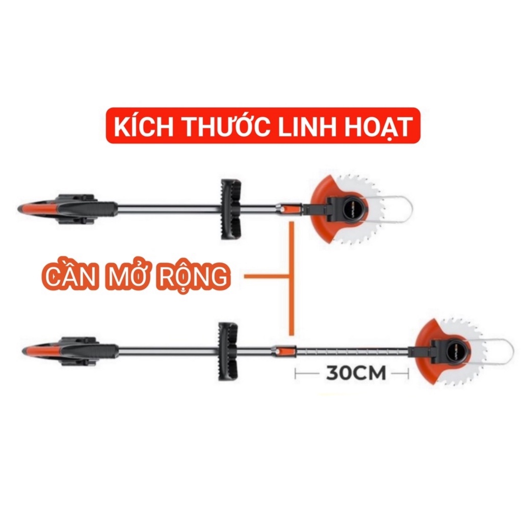 Máy cắt cỏ LAPUSEN. Máy cắt cỏ dùng pin 100% lõi đồng, công suất 1800w. Bảo hành 12 tháng.