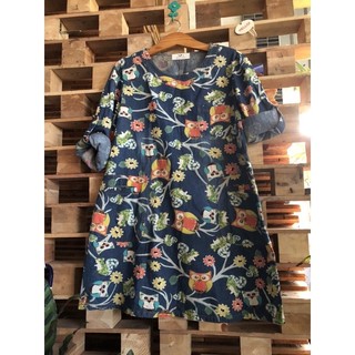 D117.Đầm denim hàng Nhật- 2hand