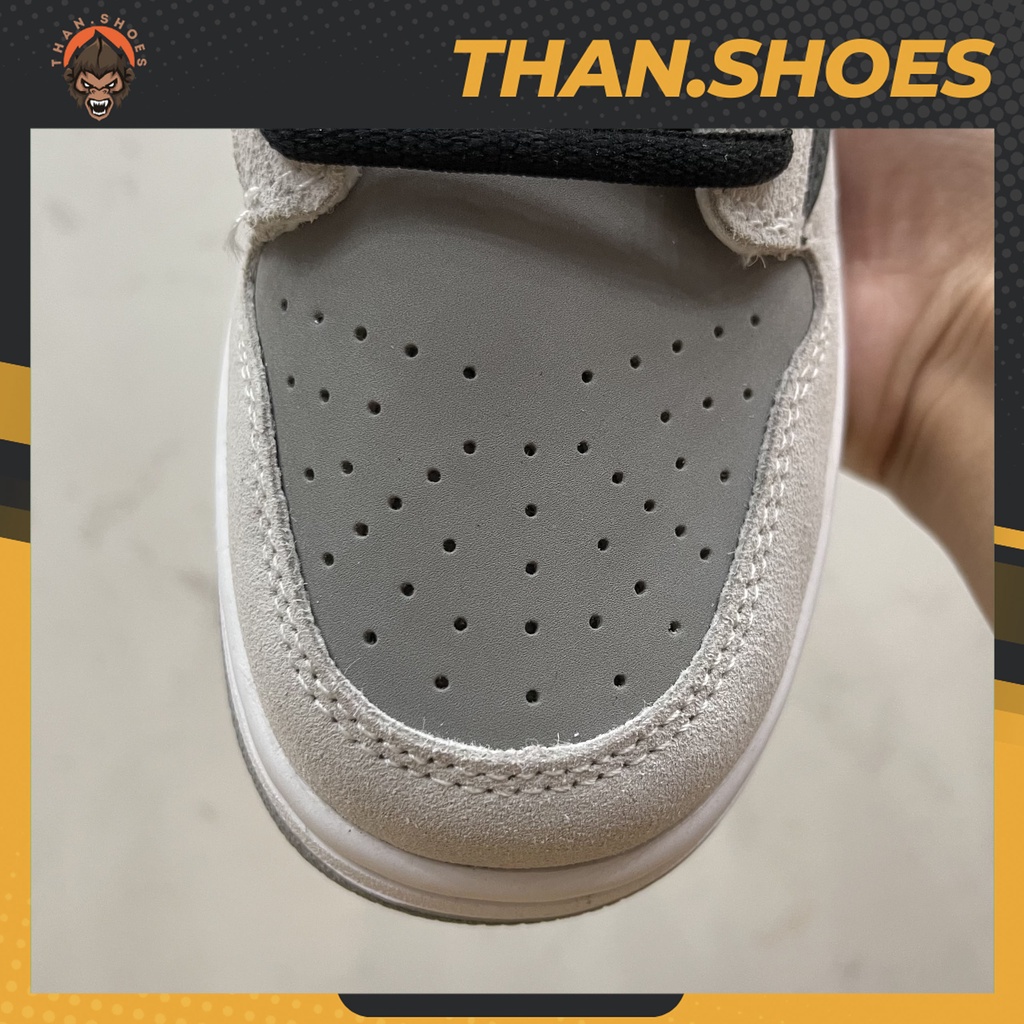 Giày SB Dunk Low Xám Móc Ngược, SB Xám Móc Ngược - Than.Shoes