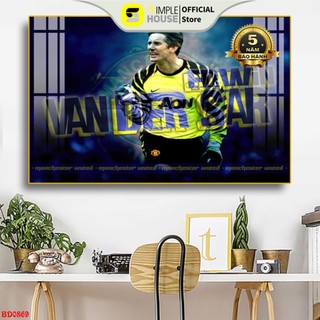 Tranh Treo Tường Tráng Gương Khổ Đứng, CLB Manchester United Chất Liệu Mica Gương Cao Cấp, Tranh Bóng Đá - Simplehouse.