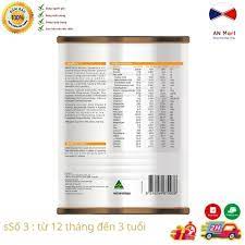 Sữa bột Healthy Care Số 1,2,3 tăng cân, phát triển chiều cao 900G Nội Địa Úc
