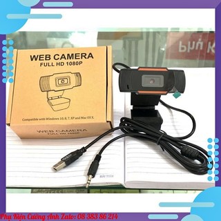 Webcam có míc full HD chuẩn 1080p nét rõ hình ảnh- dùng cho máy tính bàn laptop
