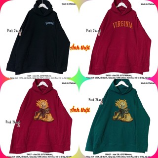 Áo hoodie nữ, nam 2hand, chất dày, size xl/xxl - 120522-1