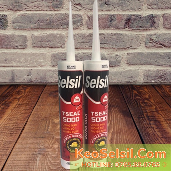 Selsil Tseal 5000 Keo Trám Xây Dựng Chống Dột Bám Dính Cường Độ Cao Kèo Thép Mái Tôn Thiết Bị Vệ Sinh Gạch Gỗ