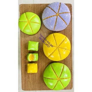 Mô hình bánh Phú Sĩ sầu riêng, bánh crepe mô hình, Bánh bằng đất sét tự khô. Hàng đặt rồi sẽ không hủy được