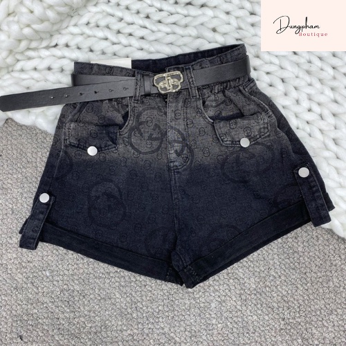 Quần sooc jeans vấn gấu hàng Quảng châu - Anna.Store