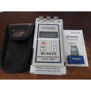 MÁY ĐO ĐỘ ẨM GIẤY VÀ CARTON EXOTEK MC-60CPA (MỚI)